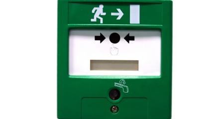 Porte anti-panique illustration